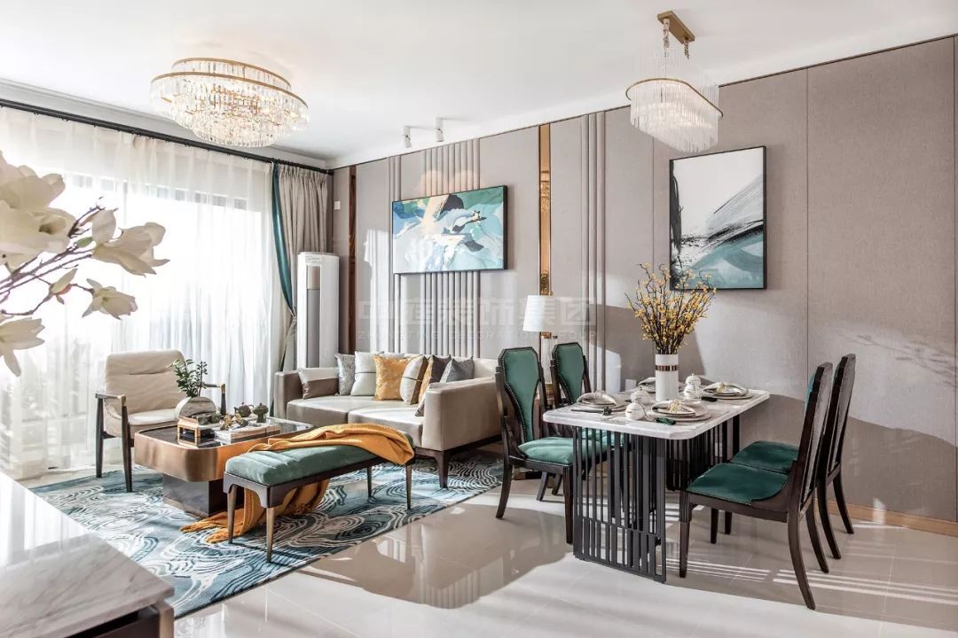 嘉和城120m&sup2;現(xiàn)代風(fēng)格案例